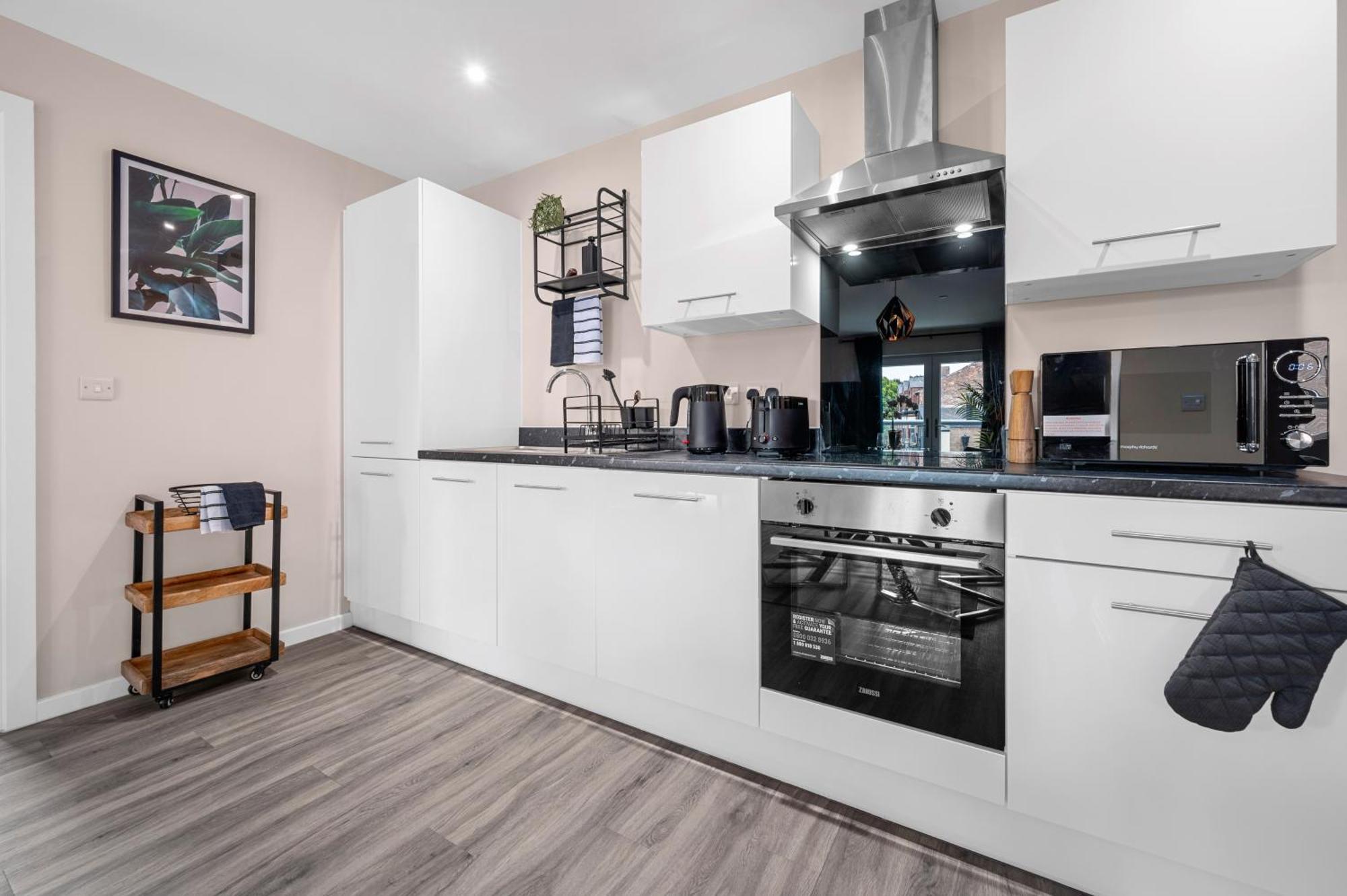 2 Bed Flat Manchester City Eksteriør bilde