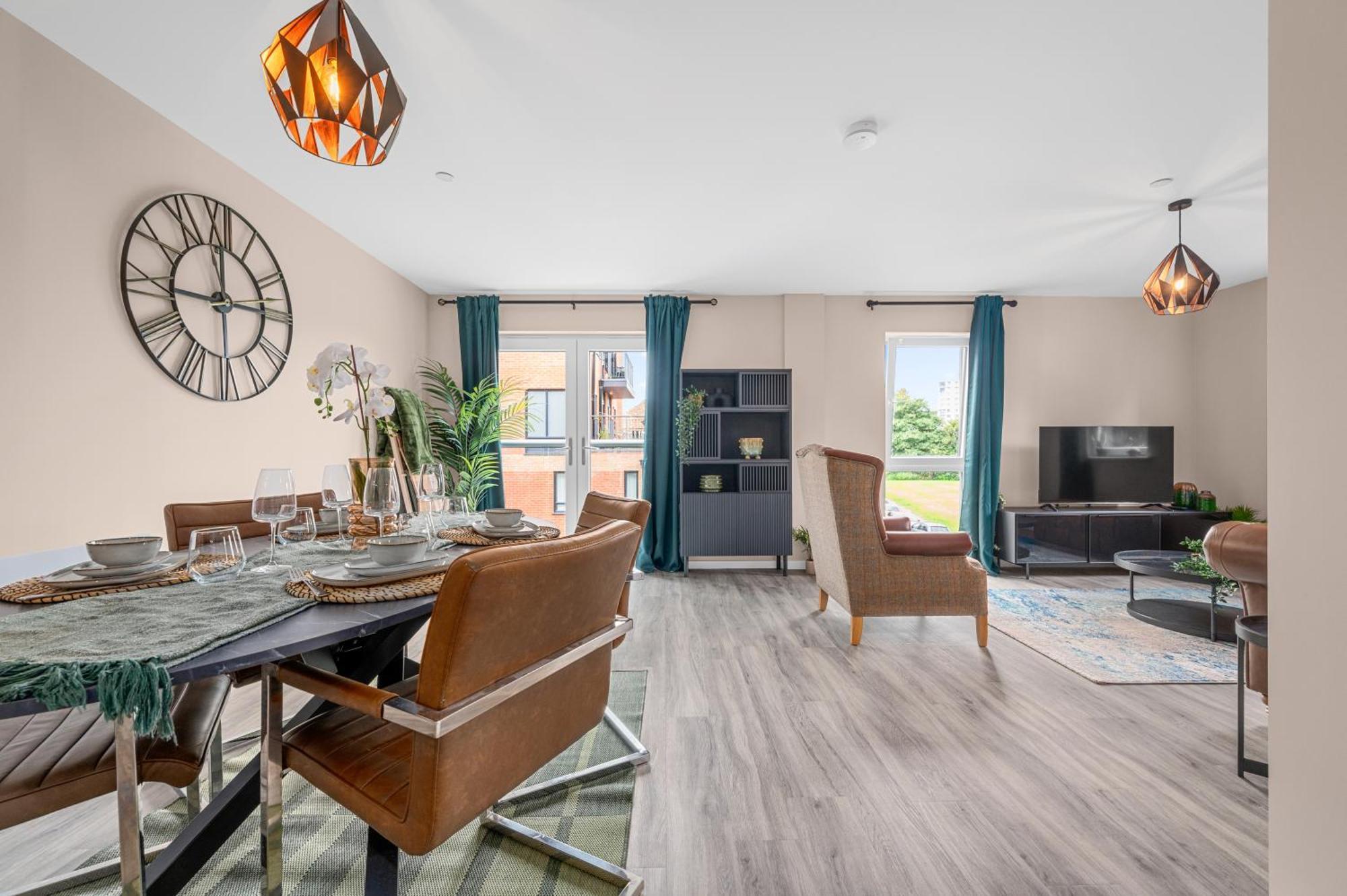 2 Bed Flat Manchester City Eksteriør bilde