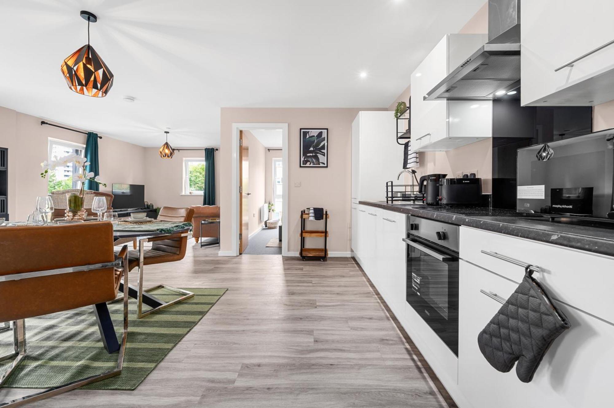 2 Bed Flat Manchester City Eksteriør bilde